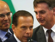 Wilson Witzel, João Doria e Bolsonaro 