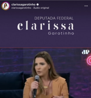 Clarissa Garotinho: “sonho em ser prefeita do Rio