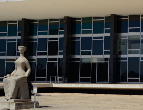 Fachada do edifício sede do Supremo Tribunal Federal - STF