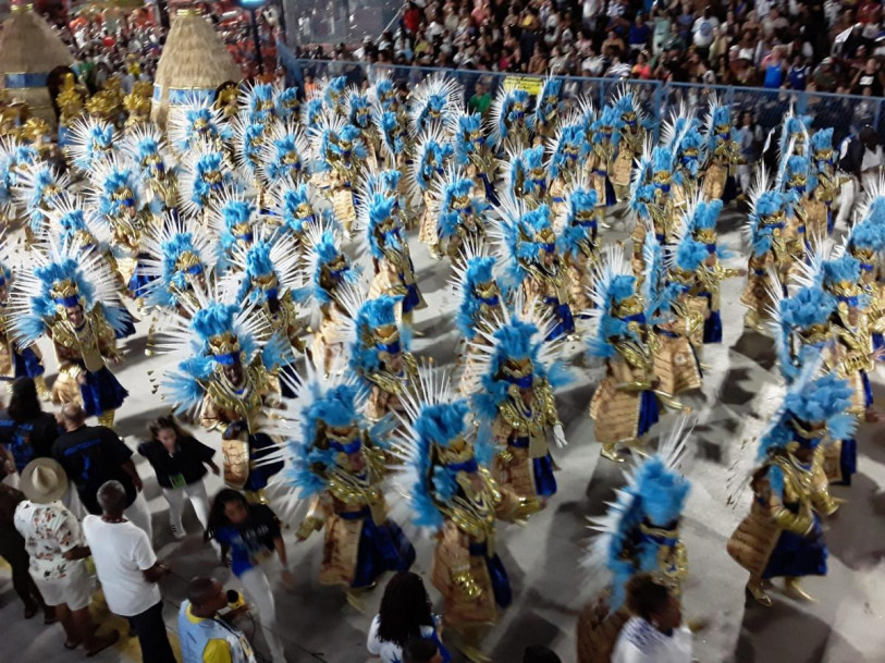 Parte do desfile da Beija-Flor