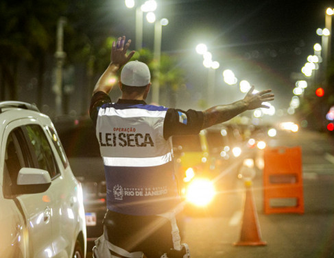 A Operação Lei Seca tem o objetivo de conscientizar motoristas