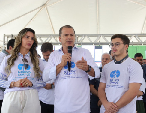 Inicio das obras da Clnica de Hemodilise em Campos (Foto: Genilson Pessanha)