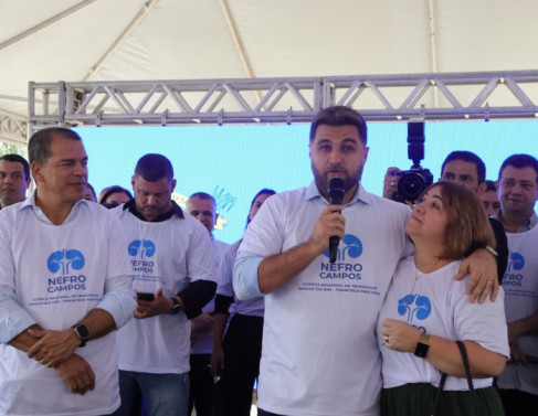 Inicio das obras da Clnica de Hemodilise em Campos (Foto: Genilson Pessanha)