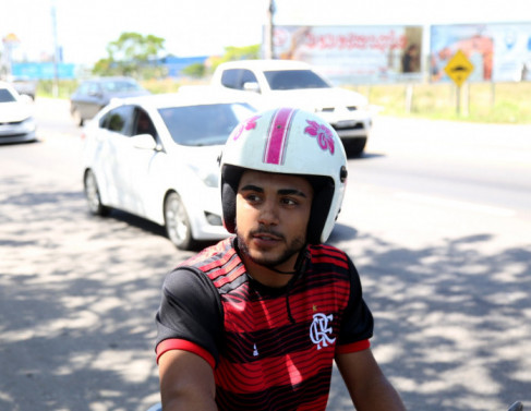 Motociclista e estudante, Marcos Barcelos Correa