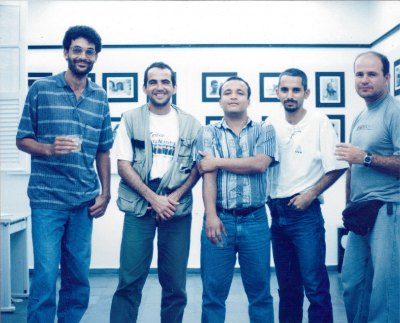 Equipe de fotografia da Folha no final da década de 90