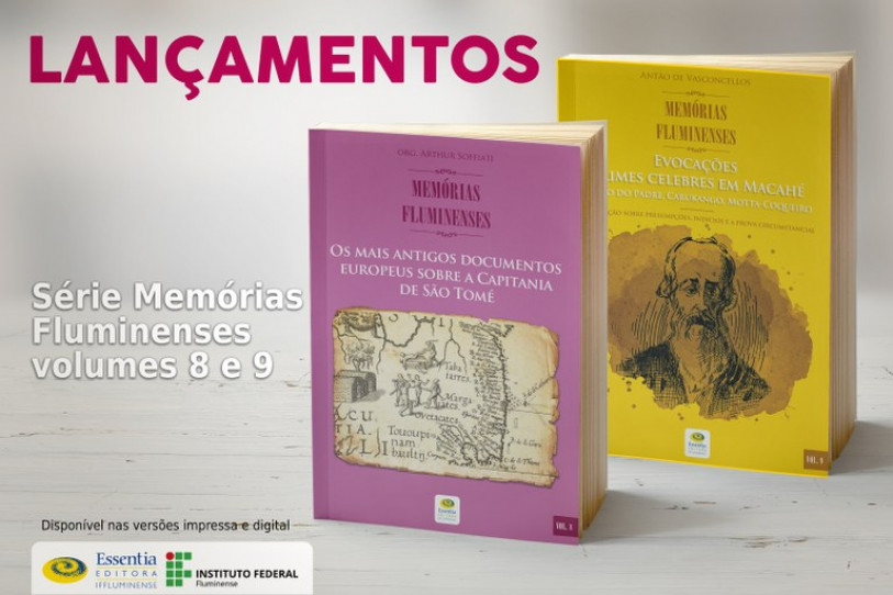 Livros serão lançados no IFF Campos Centro