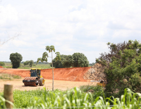 Obras da ponte da integrao por SFI