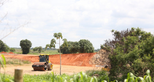 Obras da ponte da integrao por SFI