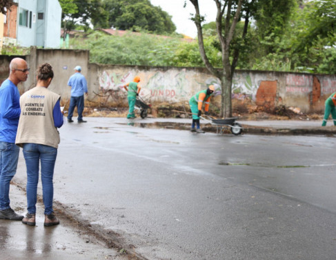 Ao da Limpeza Pblica no Parque Guarus