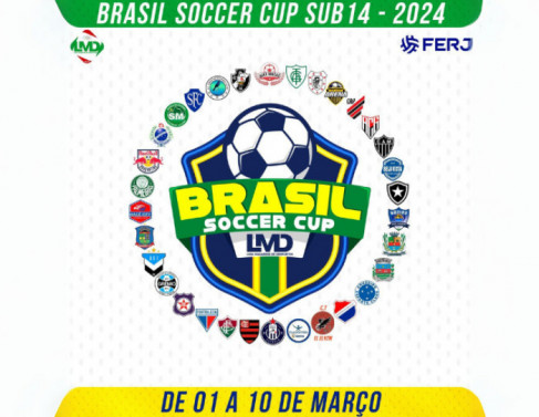 Banner de divulgação da Brasil Soccer Cup