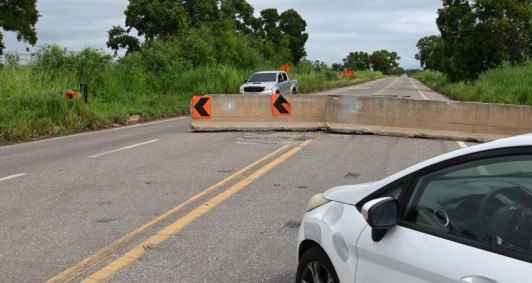 Obras na estrada dos ceramistas 