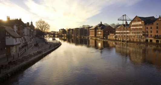 York às duas margens do rio Ouse