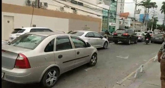 Trânsito congestionado