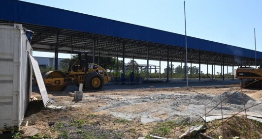 Terminais ainda em obras (Fotos: Genilson Pessanha)