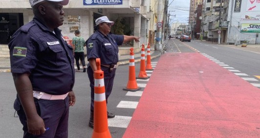 Interdição em ruas de Campos