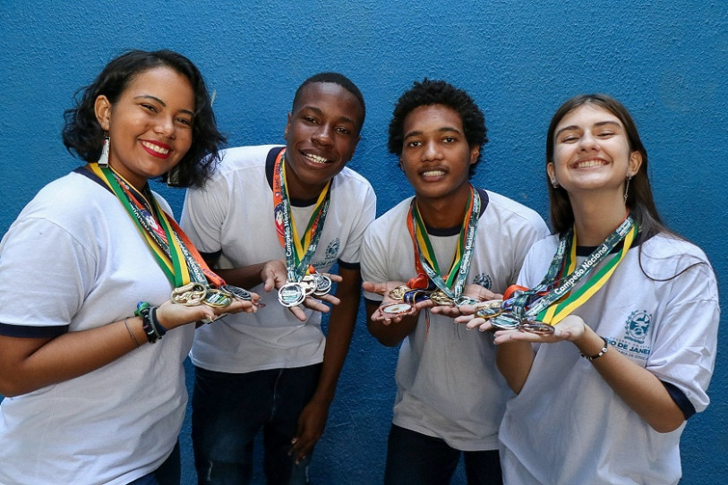 Alunos da rede estadual conquistam 175 medalhas em Olimpíada Brasileira